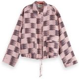 Scotch & Soda - Overshirt Printed Utility - Roze - Dames