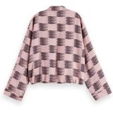 Scotch & Soda - Overshirt Printed Utility - Roze - Dames