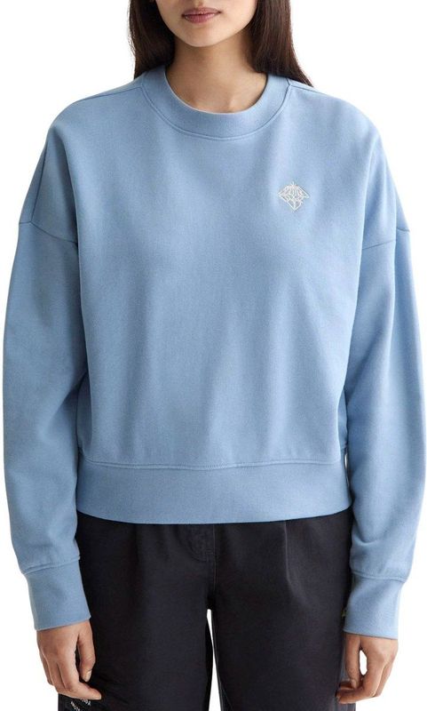 SCOTCH & SODA - Sweatshirt - Lichtblauw - Effen - Lange Mouw