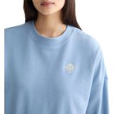 SCOTCH & SODA - Sweatshirt - Lichtblauw - Effen - Lange Mouw