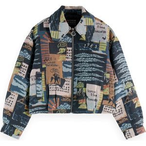 Scotch & Soda - Collage Jacquard - Jas - Oversized - 52% Katoen, 48% Polyester