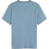 Scotch & Soda - T-shirt U9A00891T - Blauw - Regular Fit