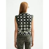 Scotch & Soda - Fuzzy Jacquard Spencer - Gebreid Vest