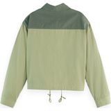 Scotch & Soda - Blouse Contrast Colour - Groen - Dames