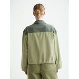 Scotch & Soda - Blouse Contrast Colour - Groen - Dames