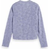 Scotch & Soda - Vest - Lila - Fijn Gebreid