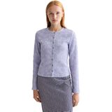 Scotch & Soda - Vest - Lila - Fijn Gebreid