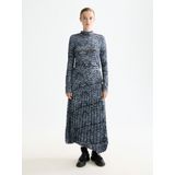 Scotch & Soda - All Over Printed Mock T-shirt - Lange Mouwen