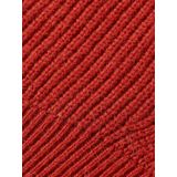 SCOTCH & SODA - Trui - Beige Gemêleerd - Geribbeld Gebreid - Halve Rits