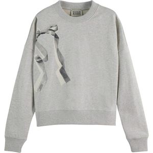Scotch & Soda - Chest Artwork - Sweater - Grijs - Dames