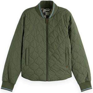 Scotch & Soda - Damesjack - Recht Model - Opstaande Kraag - Steekzakken opzij