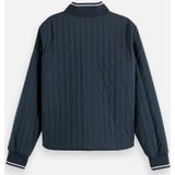 Scotch & Soda - Bomberjas Reversible Quilted - Blauw - Dames