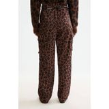 Scotch & Soda - Tapered High Waist Broek - Bruin - Damesmodel