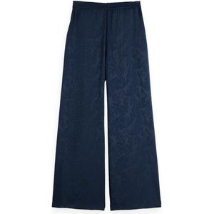 Scotch & Soda Eleni Wide Leg Pyjamas Hoge Taille Broek