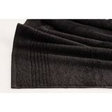 PHLOX Handdoek Supreme Collectie - 70x140 - 4 stuks - OEKO-TEX Made in Green - 600 g/m2 zacht katoen - zwart