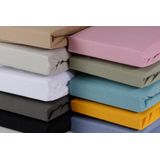 Hoeslakens - Katoen - Grijs - 1 Stuk