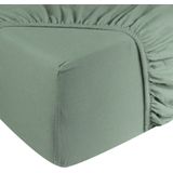 Hoeslakens - Katoen - Grijs - 1 Stuk