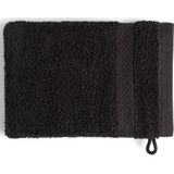 DoubleDry Washand Hotel Collectie - 6 stuks - 16x21 - zwart