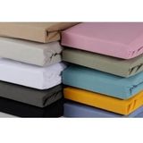 DoubleDry - Hoeslaken Jersey - Petrol - Tweepersoons 140x200 cm - 100% Katoen - Rondom Elastiek