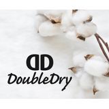 DoubleDry - Hoeslaken - Petrol - 100% Katoen - Voor Tweepersoonsbed