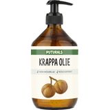 Puturals Krappa Olie 100% Biologisch - 500ml - Koudgeperst en Puur - Krappa Olie voor Haar en Huid