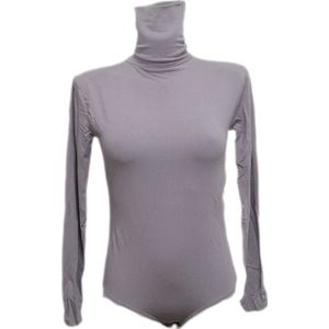 Dames - Bodystocking - Set van 2 - Bodyfashion - Thermo - Seamless - Naadloos - Kleur Zwart - Maat S-M - Kerst - Cadeau