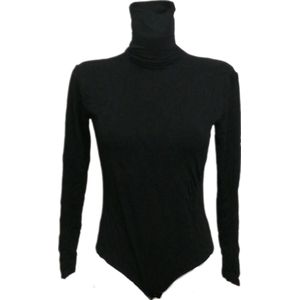 Dames - Bodystocking - Set van 2 - Bodyfashion - Thermo - Seamless - Naadloos - Kleur Zwart - Maat S-M - Kerst - Cadeau