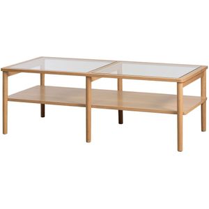 Olivine - Boris - Salontafel - Naturel - Hout - Met Opbergruimte