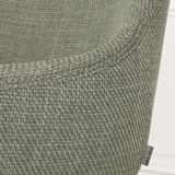 Nolon Nena-Mae Eetkamerstoel Groen - met Armleuningen - Stof - Houten Poten - Design - Scandinavisch - Comfortabel