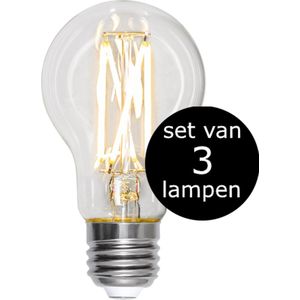 3-Pack | Standaard Bol - E27 - 2.2W - Warm Wit - 3000K