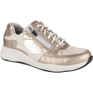 Durea Dames Veterschoenen - Beige - Sportief