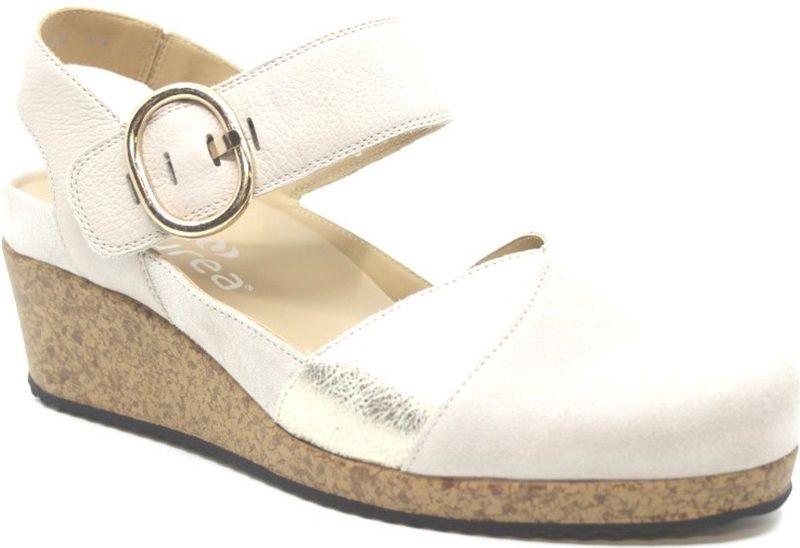 Durea - 5919 - Sandalen - Ecru - Wijdte K