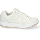 Durea - 6299 K - Sneakers - Wit/Beige - Glad Leer - Rubber Zool