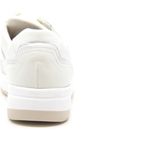 Durea - 6299 K - Sneakers - Wit/Beige - Glad Leer - Rubber Zool