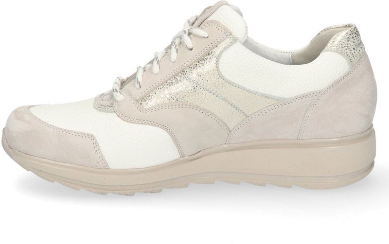 Durea - Flex - Sneakers - Zwart - Materiaalmix - Veter-Rits-Combinatie