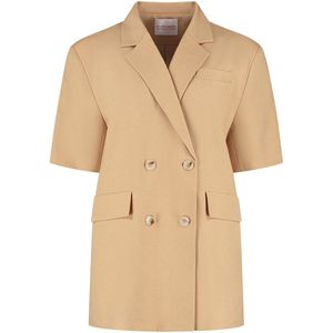 Studio Amaya, Dames, Jassen, Beige, Maat: S
