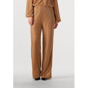 Amaya Amsterdam - Gouden Wijde Broek Mikki - Dames - Bruin