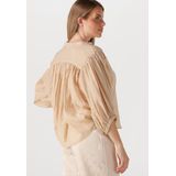 Amaya Amsterdam - Juno Blouse - Dames - Beige - Linnen