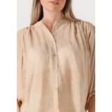 Amaya Amsterdam - Juno Blouse - Dames - Beige - Linnen