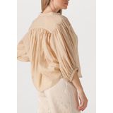Amaya Amsterdam - Juno Blouse - Dames - Beige - Linnen