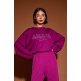 Studio Amaya - Freya - Sweater - Fuchsia - Boxy Fit