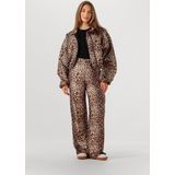 Studio Amaya - Feline Jacket - Jasje - Bruin met Luipaardprint