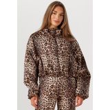 Studio Amaya - Feline Jacket - Jasje - Bruin met Luipaardprint