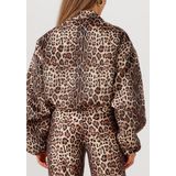 Studio Amaya - Feline Jacket - Jasje - Bruin met Luipaardprint