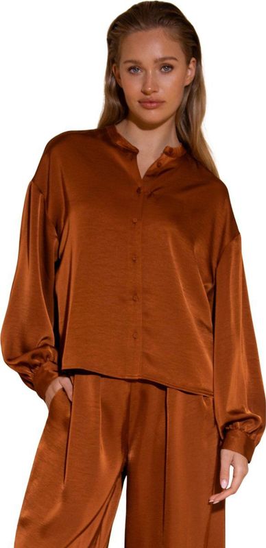 AMAYA Amsterdam - Blouse - Bruin