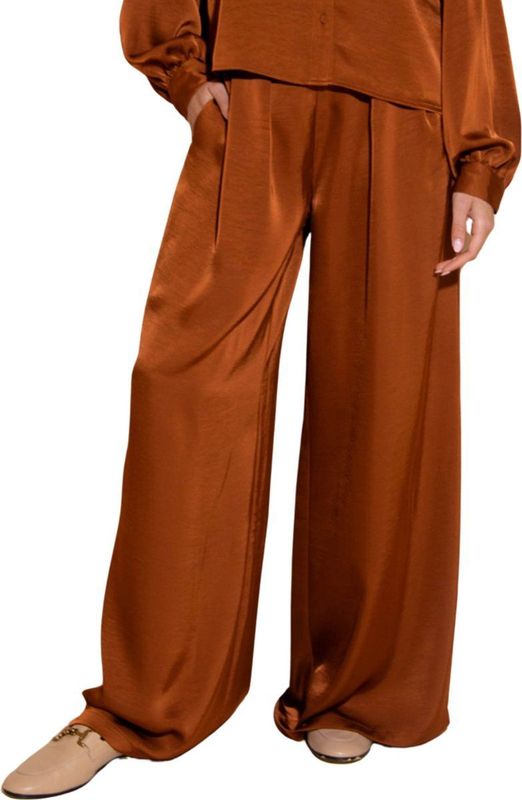 Amaya Amsterdam - Pina Pantalon - Bruin - Polyester
