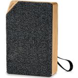 MikaMax - Solar Bamboo Speaker - Draadloze Bluetooth Speaker - Bamboe - Duurzaam