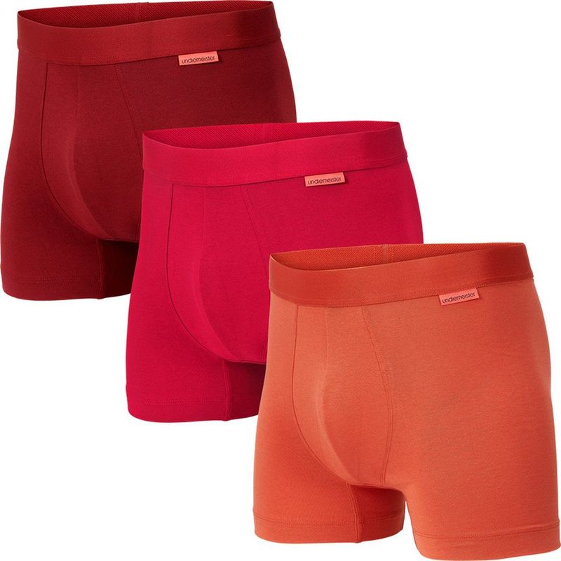 Undiemeister - Boxershort - Roodtinten - 3-Pack - Mellowood Tencel - Ademend