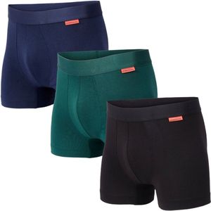 Undiemeister - Boxershort - Donkere Tinten - 3-Pack - Mellowood Tencel - Ademend