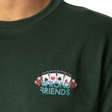 Wrong Friends - Sloan T-shirt - Donkergroen - Regular Fit - 100% Katoen